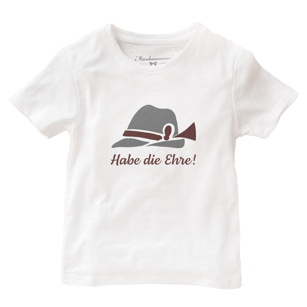 
                  
                    Trachten T-Shirt für Jungen mit grauen Hut 
                  
                