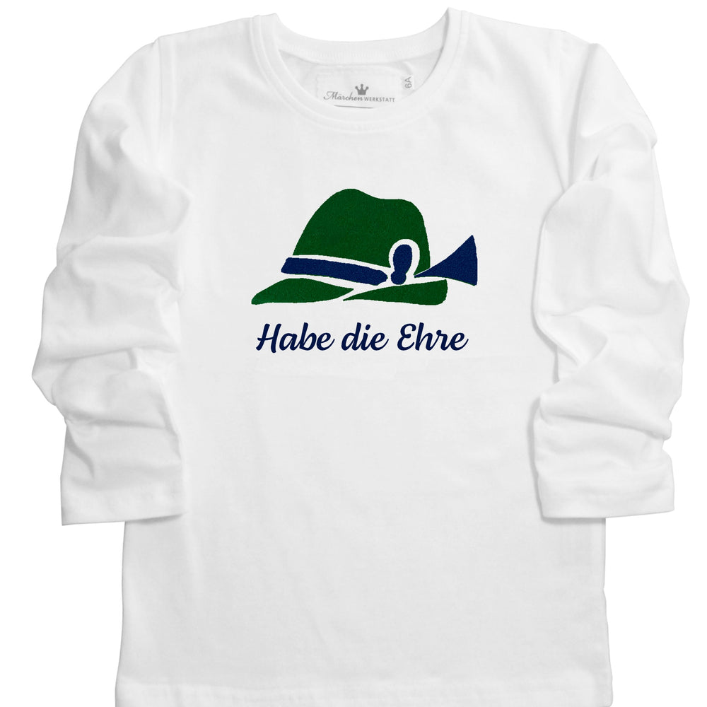 
                  
                    Trachten T-Shirt für Jungen mit grünem Hut 
                  
                