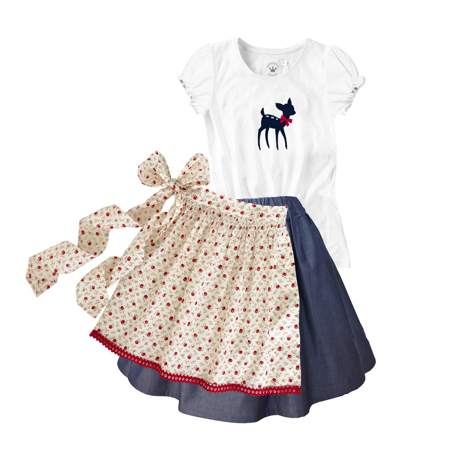 Kinder Dirndl Äpfelchen