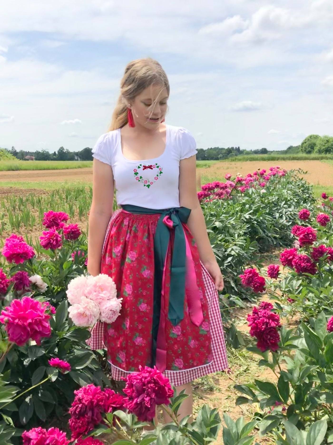 Damen Dirndl "Rosenkönigin" - Kaufhaus des Südens