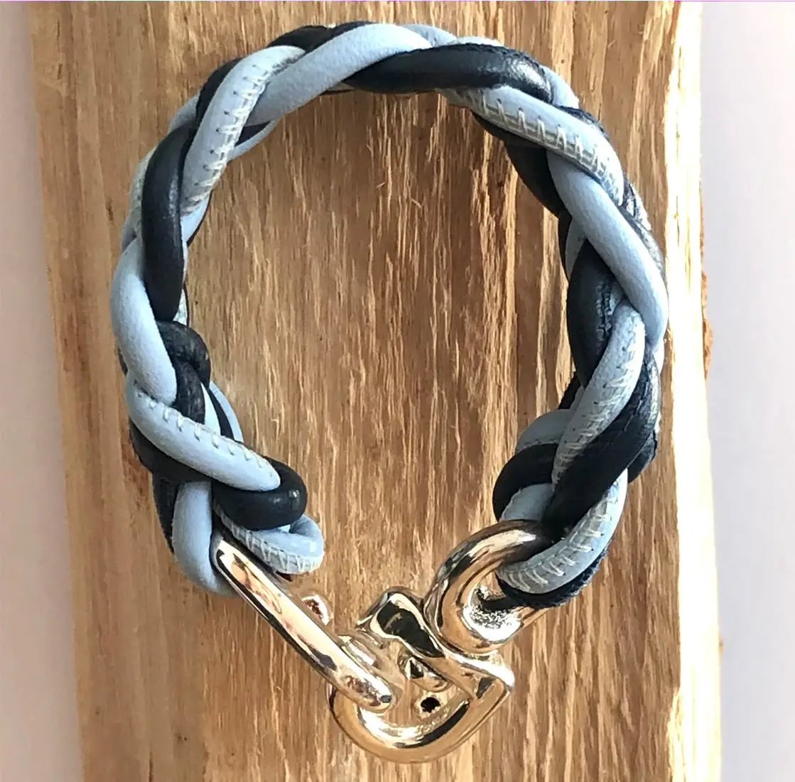 geflochtenes Armband blau - Kaufhaus des Südens